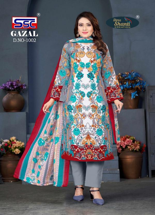 SSC Gazal Vol-1 Soft Cotton Exclusive Designer  Dress Material